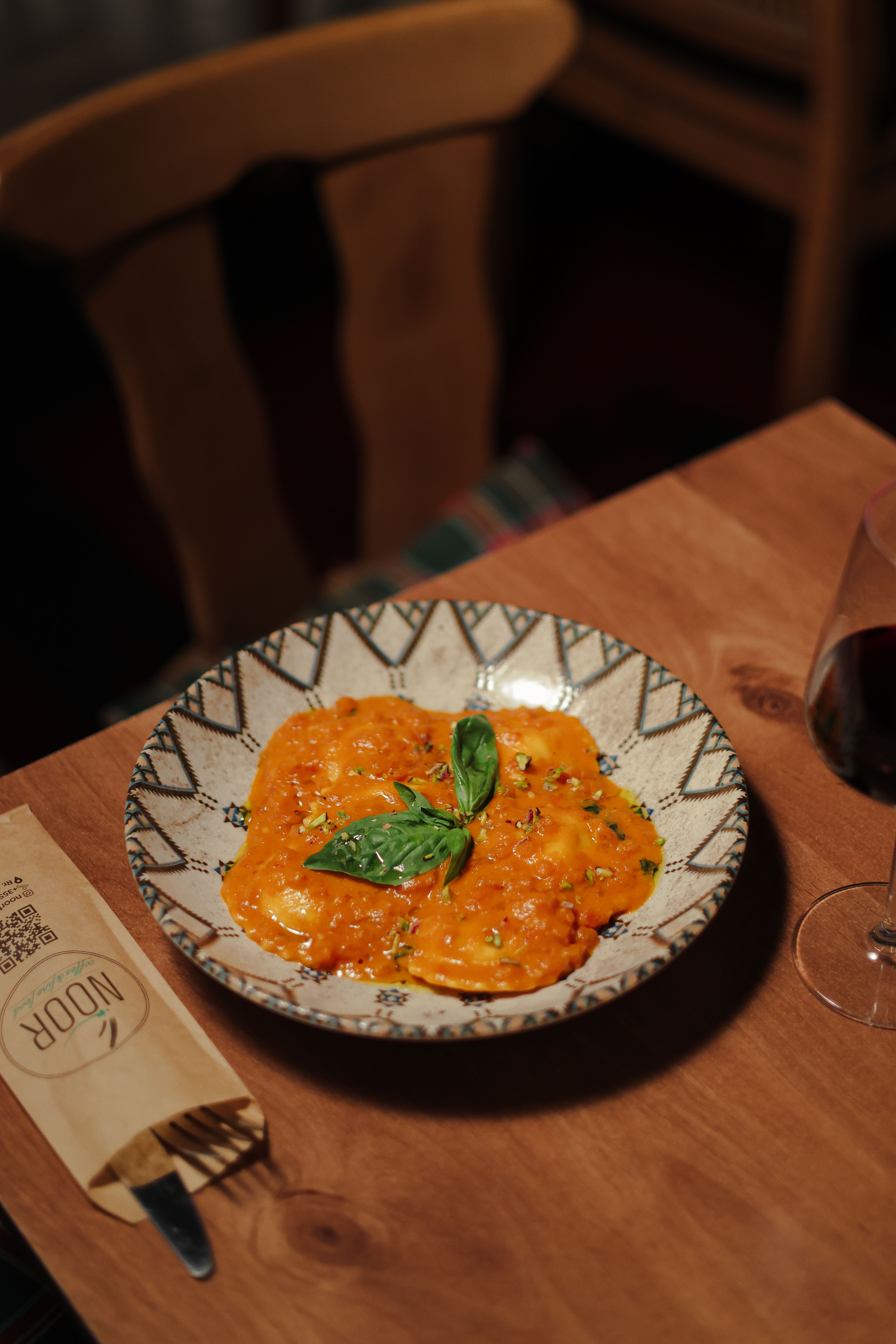 RAVIOLI DOMATE & BORZILOK / Tomato & Basil Ravioli